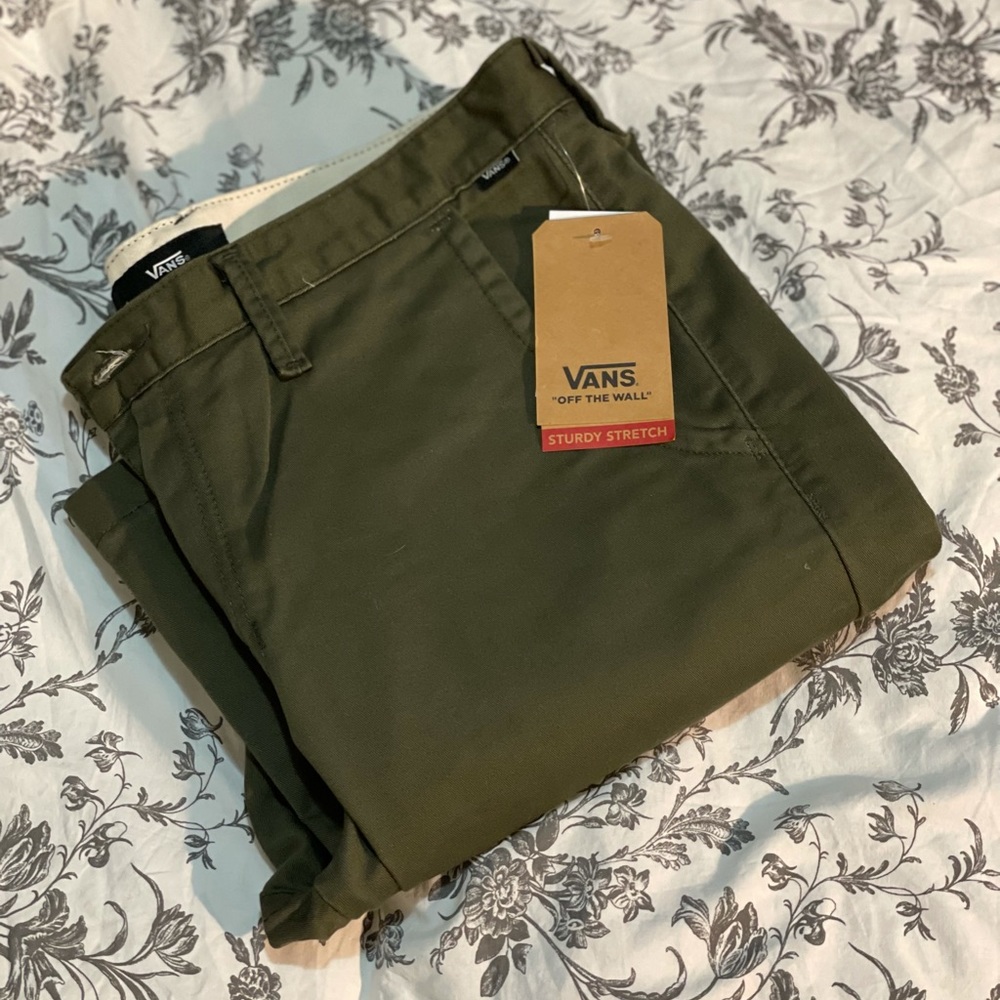 Vans Men’s Chino/Khaki Pants 34” (Olive Green)